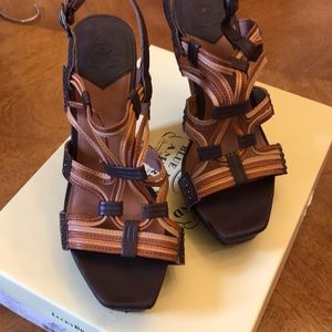 Strappy leather sandals
